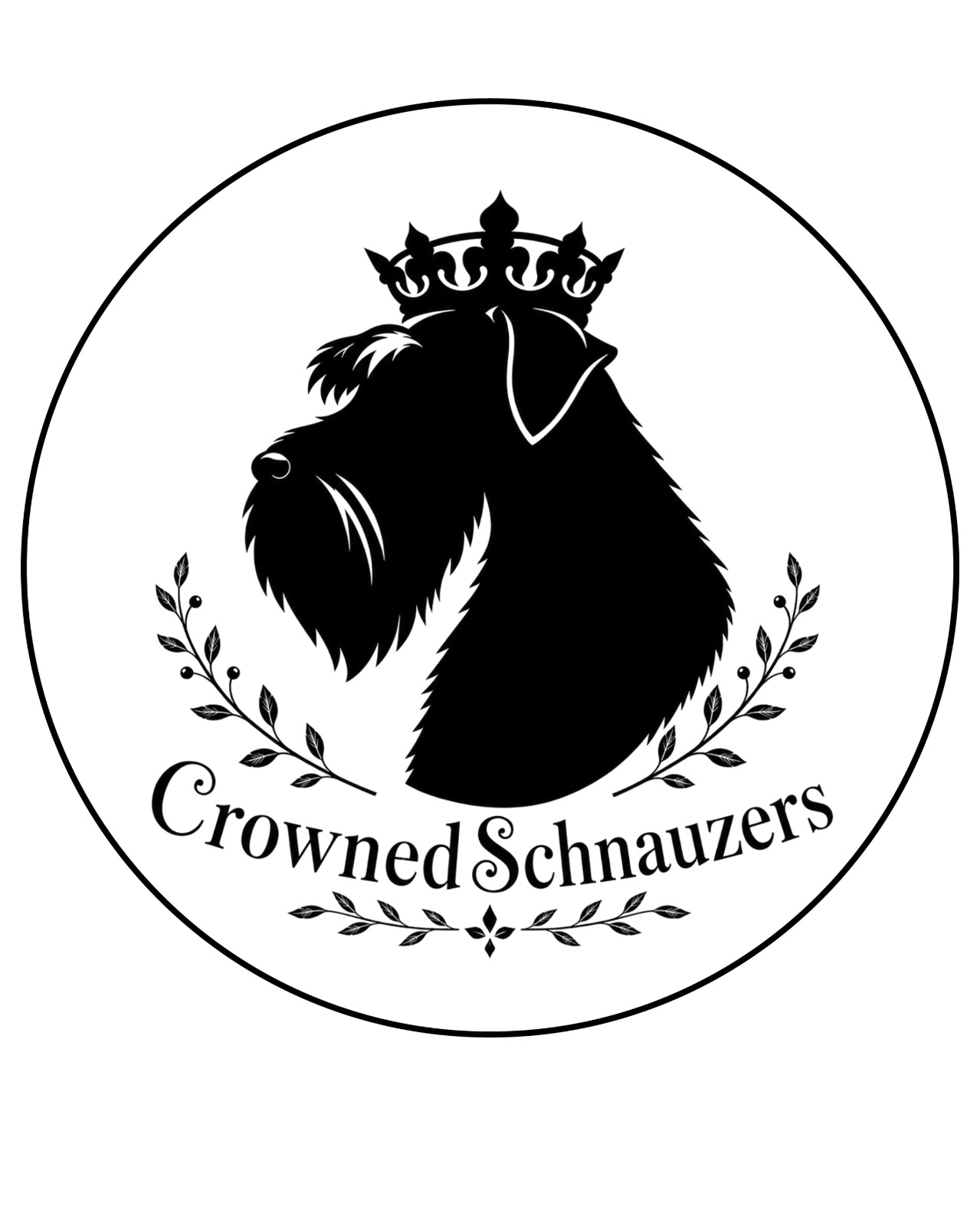 Crowned Schnauzers logo